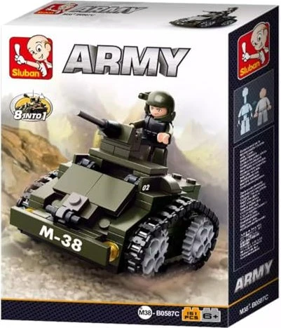 Sluban Army 8 into 1 Tank oder APC 8 In 1