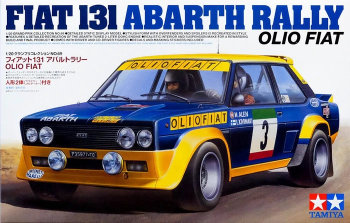 Tamiya Fiat 131 Abarth Rally Olio