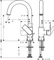 Hansgrohe Vernis Shape Waschbeckenarmatur mit Ablauffernbedienung chrom Vorschaubild