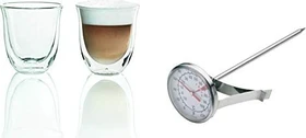 DeLonghi Cappuccino doppelwandige Thermoglas, 2 Stück
