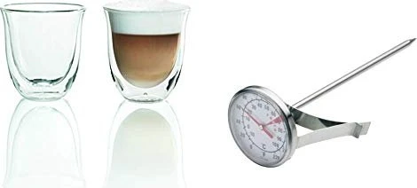 DeLonghi Cappuccino doppelwandige Thermoglas, 2 Stück