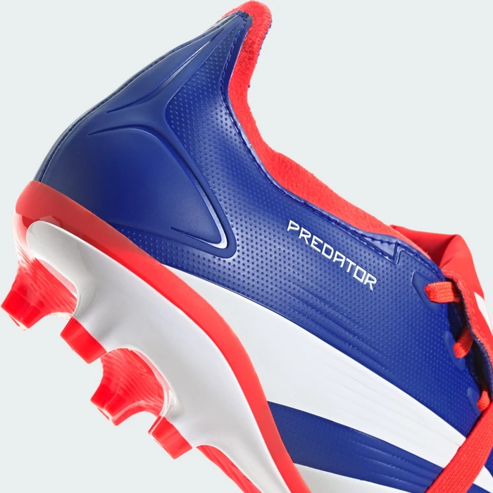 adidas Predator League Fold-Over Tongue FG lucid blue/cloud white/solar red