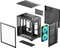 DeepCool CG590 Mesh 2F, schwarz, Glasfenster Vorschaubild