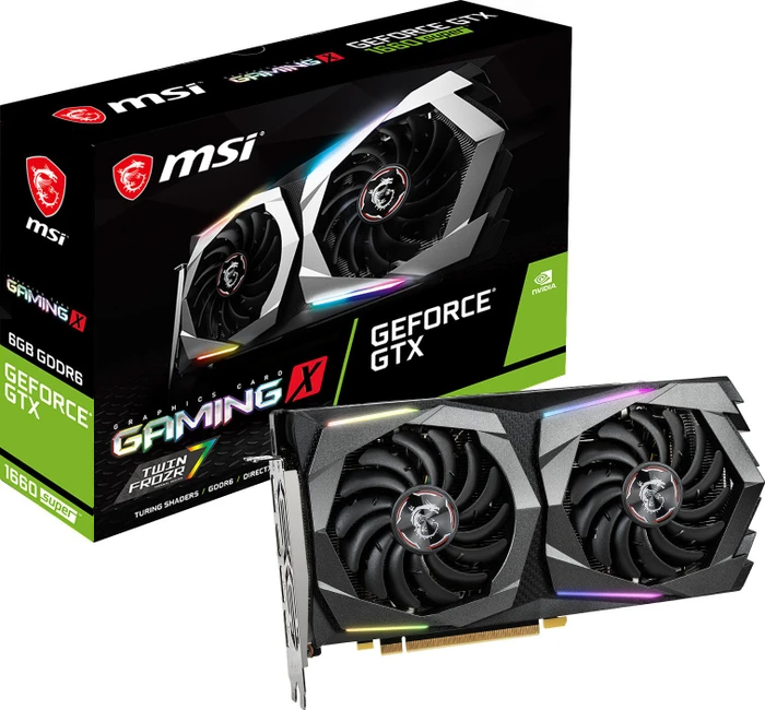 MSI GeForce GTX 1660 SUPER Gaming X, 6GB GDDR6, HDMI, 3x DP