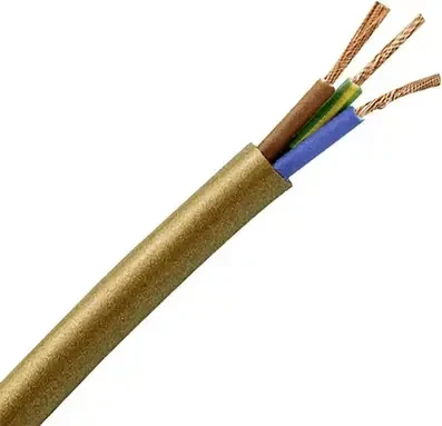 Kopp Schlauchleitung H03VV-F 3Gx0,75mm², 3-adrig, 25m Ring, schwarz