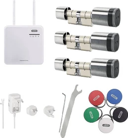 ABUS wAppLoxxSE Access Plus 30/30mm weiß, Starter Kit, Set (506520)