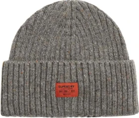 Superdry Workwear Nep Knitted Beanie rock grey nep