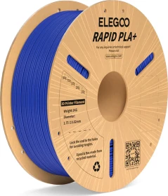 Elegoo Rapid PLA+, blau, Spule, 1.75mm, 1.00kg