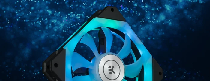 EK Water Blocks EK-Quantum Impulse 120 D-RGB Black, 400-1800rpm, LED-Steuerung, 120mm