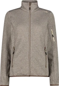 CMP Knit-Tech Fleece Jacke toffee/cream (Damen)