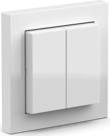 Senic Friends Of Hue Smart Switch, Tasten mit Wippe, 2-fach, weiß glänzend