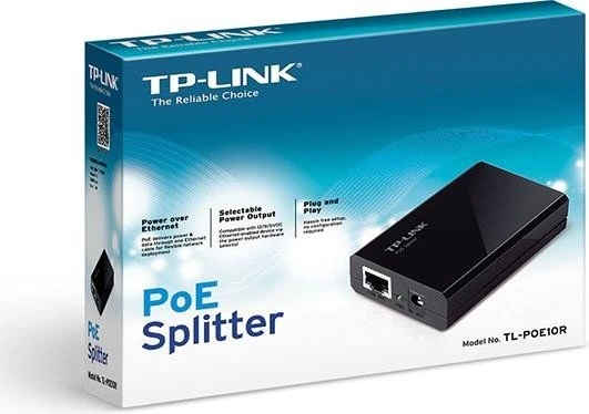 TP-Link Desktop Gigabit PoE-Splitter, 2x RJ-45, PoE PD