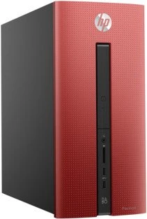 HP Pavilion 550-171ng, rot, Core i5-6400, 8GB RAM, 1TB HDD, Radeon R9 370
