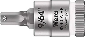 Wera 8740 A HF Zyklop Innensechskant Steckschlüssel 1/4" zöllig, 9/64"x28mm