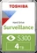 Toshiba S300 Surveillance 4TB, 24/7, 512e / 3.5" / SATA 6Gb/s, bulk Vorschaubild