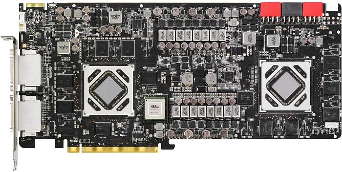 ASUS ROG Ares Radeon HD 7990 [Tahiti XT], ARES2-6GD5, 2x 3GB GDDR5, 2x DVI, 4x DP