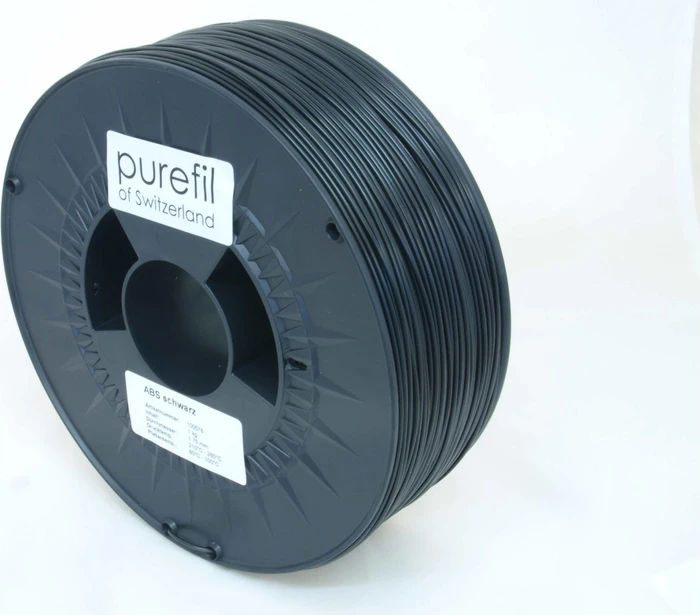 Purefil ABS Filament, schwarz, 1.75mm, 1.00kg (100842)