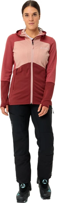 Vaude Monviso Grid Fleece Funktionsjacke brick (Damen)