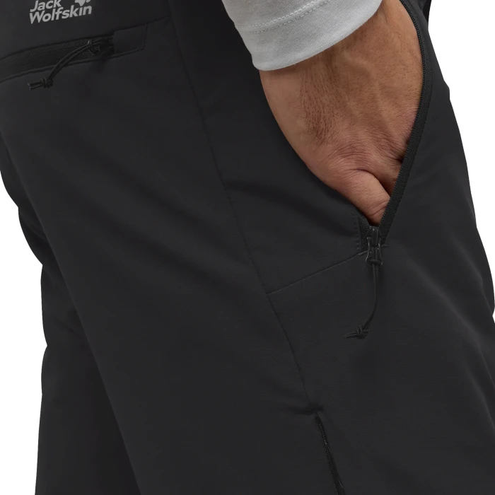 Jack Wolfskin Activate Thermic Hose lang schwarz (Herren)
