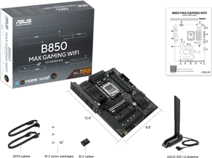 ASUS B850 Max Gaming WIFI (AMD AM5)