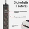 Brennenstuhl Überspannungsschutz-Steckdosenleiste, 6-fach, 1x USB-A/2x USB-C USB-PD, 2m, schwarz Vorschaubild