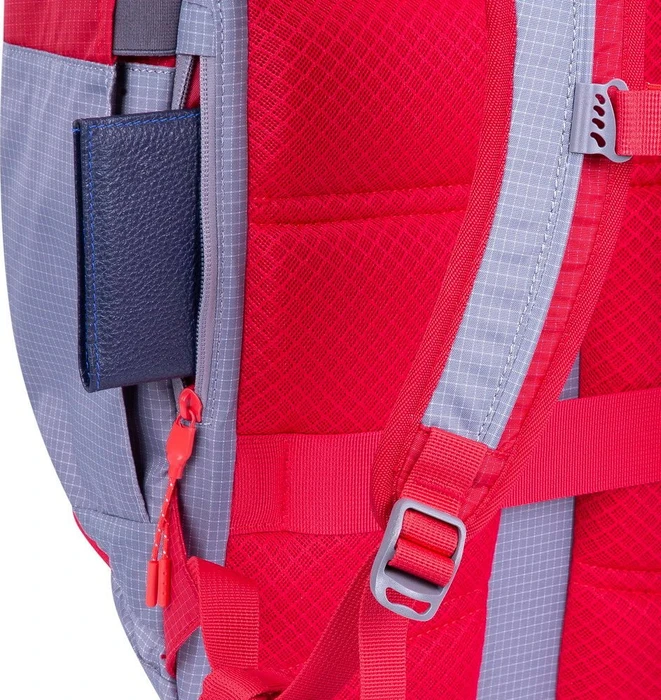RivaCase 5225 Mercantour ECO 15.6" Laptop-Rucksack, grau/rot