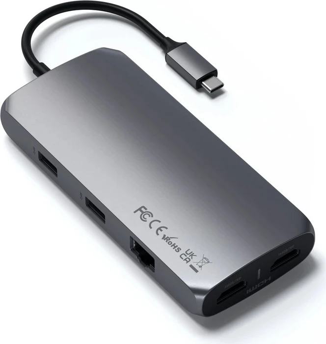 Satechi USB-C Multiport MX Adapter, USB-C 3.0 [Stecker]