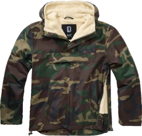 Brandit Windbreaker Sherpa Anorak woodland (Herren)