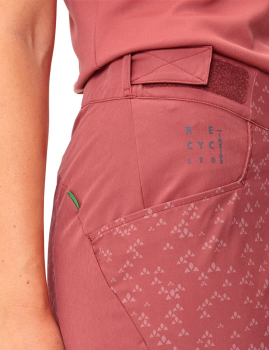 Vaude Ledro Print Shorts Fahrradhose kurz brick (Damen)