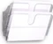Durable Flexiplus 2 Prospekthalter, 2 Fächer, A4, quer, transparent Vorschaubild