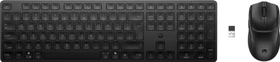 HP 495C Dual-Mode Keyboard and Mouse Combo, schwarz, USB/Bluetooth, DE