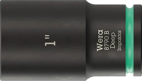 Wera 8790 B Impaktor Deep Außensechskant Steckschlüssel 3/8" zöllig, 1"x63mm