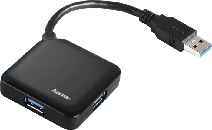 Hama USB-Hub, 4x USB-A 3.0, USB-A 3.0 [Stecker]