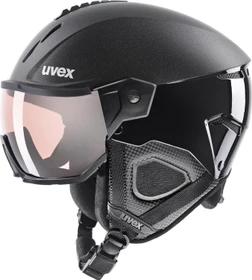 UVEX Instinct Visor Pro V Helm schwarz matt (Modell 2021/2022)