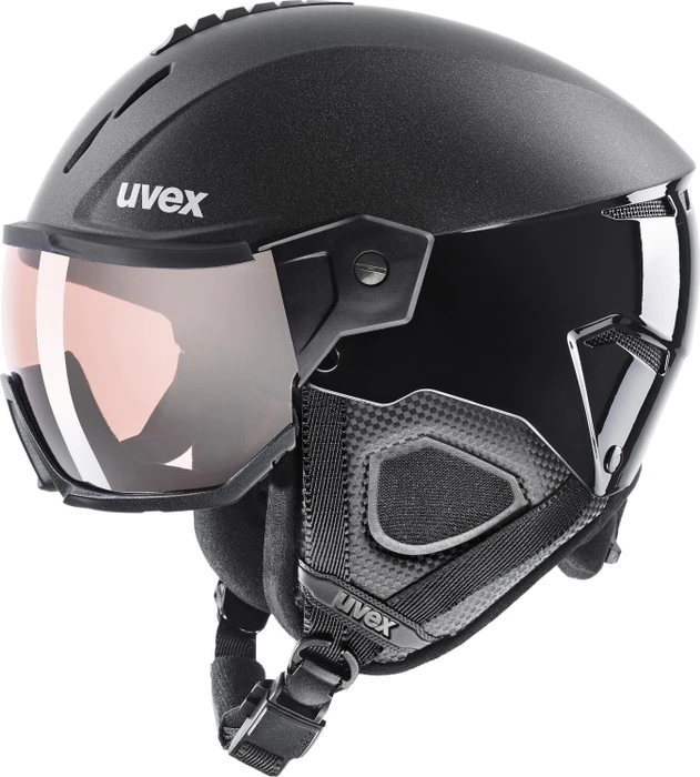UVEX Instinct Visor Pro V Helm schwarz matt (Modell 2021/2022)