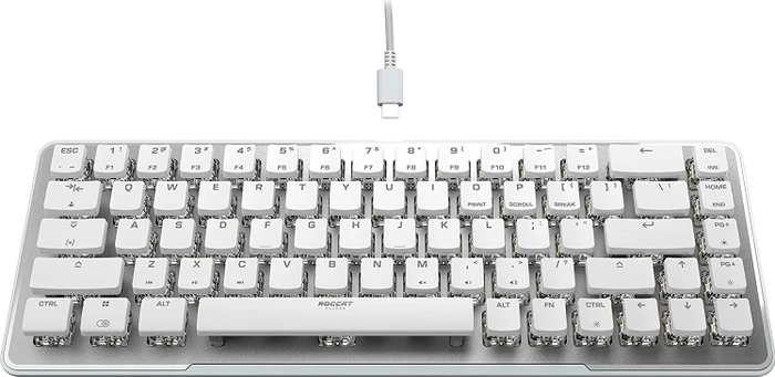 Roccat Vulcan II Mini, LEDs RGB, weiß, TITAN II OPTICAL RED, USB, US
