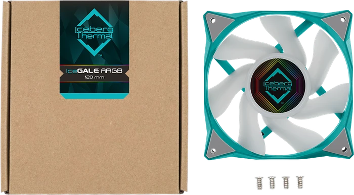 Iceberg Thermal IceGALE ARGB, Teal, 120mm