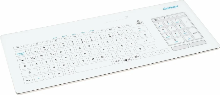 GETT InduKey KR26202 Cleankeys CK5, Touchpad, weiß, USB, DE