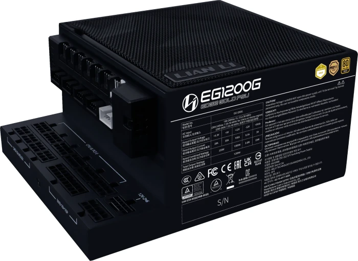 Lian Li EDGE Gold 1200 schwarz 1200W, ATX 3.1