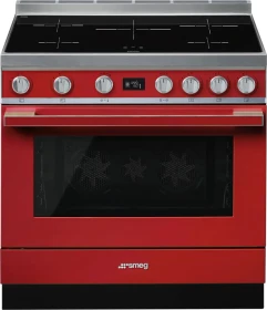 Smeg Portofino CPF9IPR Elektroherd mit Induktionskochfeld