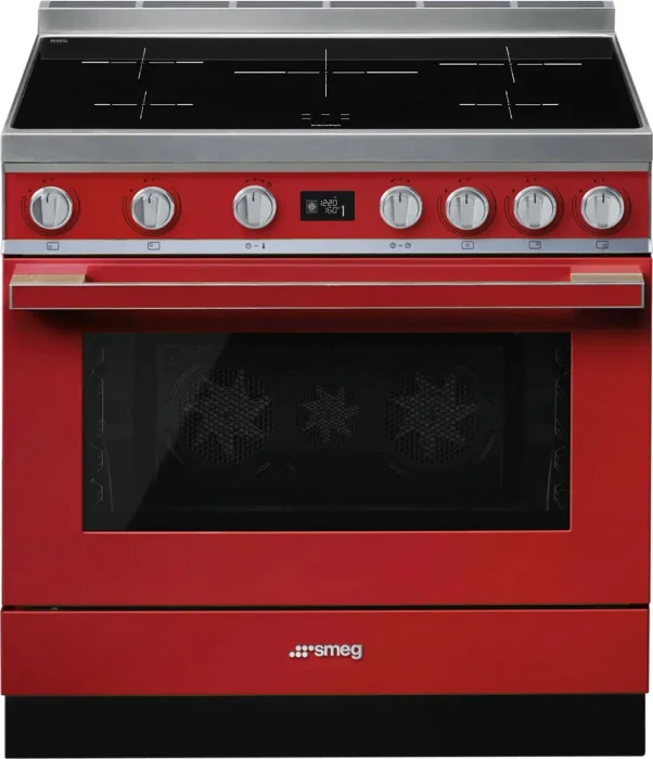 Smeg Portofino CPF9IPR Elektroherd mit Induktionskochfeld