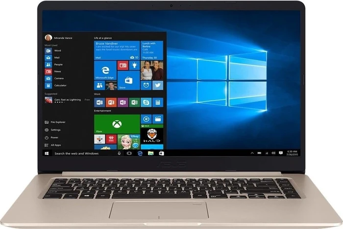 ASUS VivoBook S15 S510UA-BQ156T, Icicle Gold, Core i5-7200U, 8GB RAM, 128GB SSD, 1TB HDD, DE