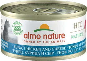 almo nature HFC Natural Cats 70 II, Thunfisch, Huhn und Käse, 70g