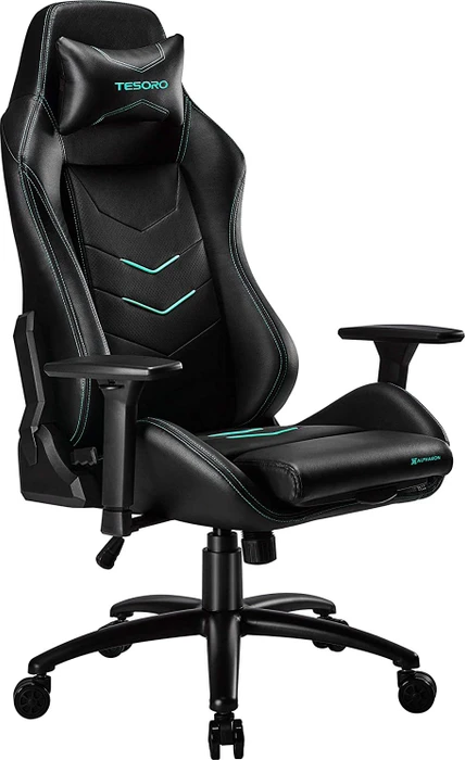 Tesoro Alphaeon S3 Gamingstuhl, schwarz/blau