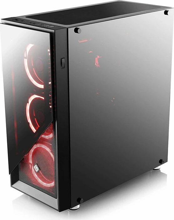 CSL-Computer BoostBoxx Argo, schwarz, Glasfenster