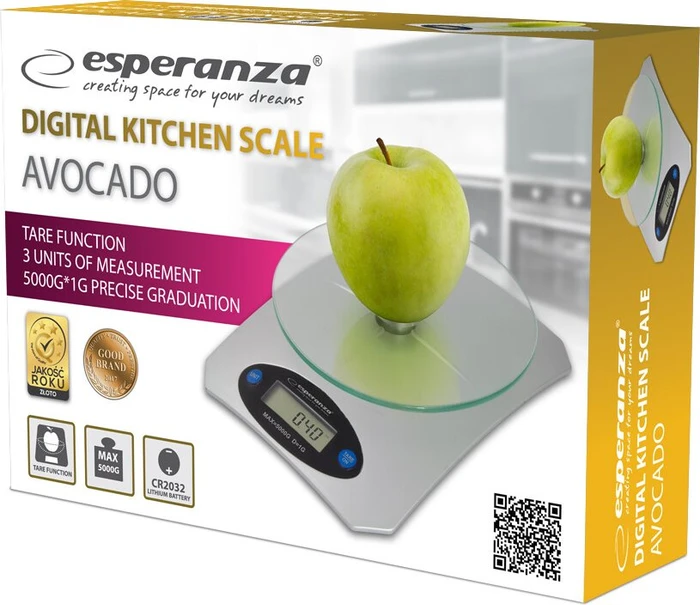 Esperanza EKS006 Avocado digitale Küchenwaage