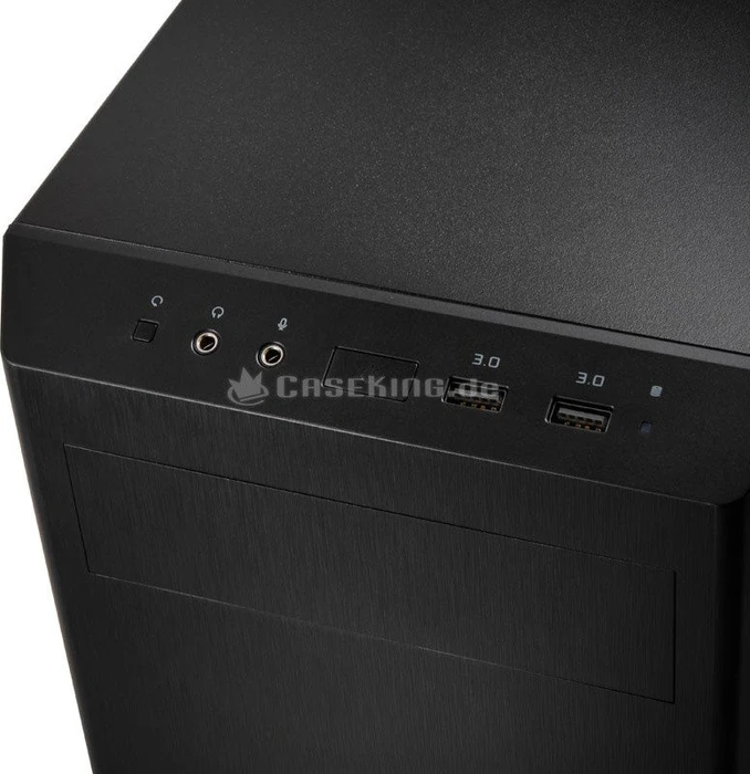 Cooler Master MasterBox MB600L schwarz/rot, Acrylfenster, mit 5.25" Schacht
