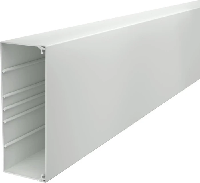 OBO Bettermann WDK80210LGR Kabelkanal, 210x80mm, 2m, lichtgrau