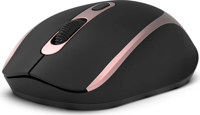 Inca IWM-211RG Silent Wireless Mouse schwarz/rosegold, USB