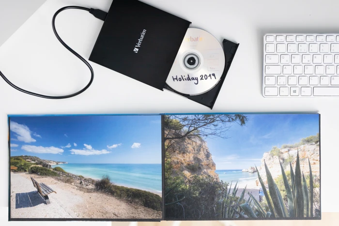 Verbatim Externer CD/DVD-Brenner, SlimLine, USB-C 3.0
